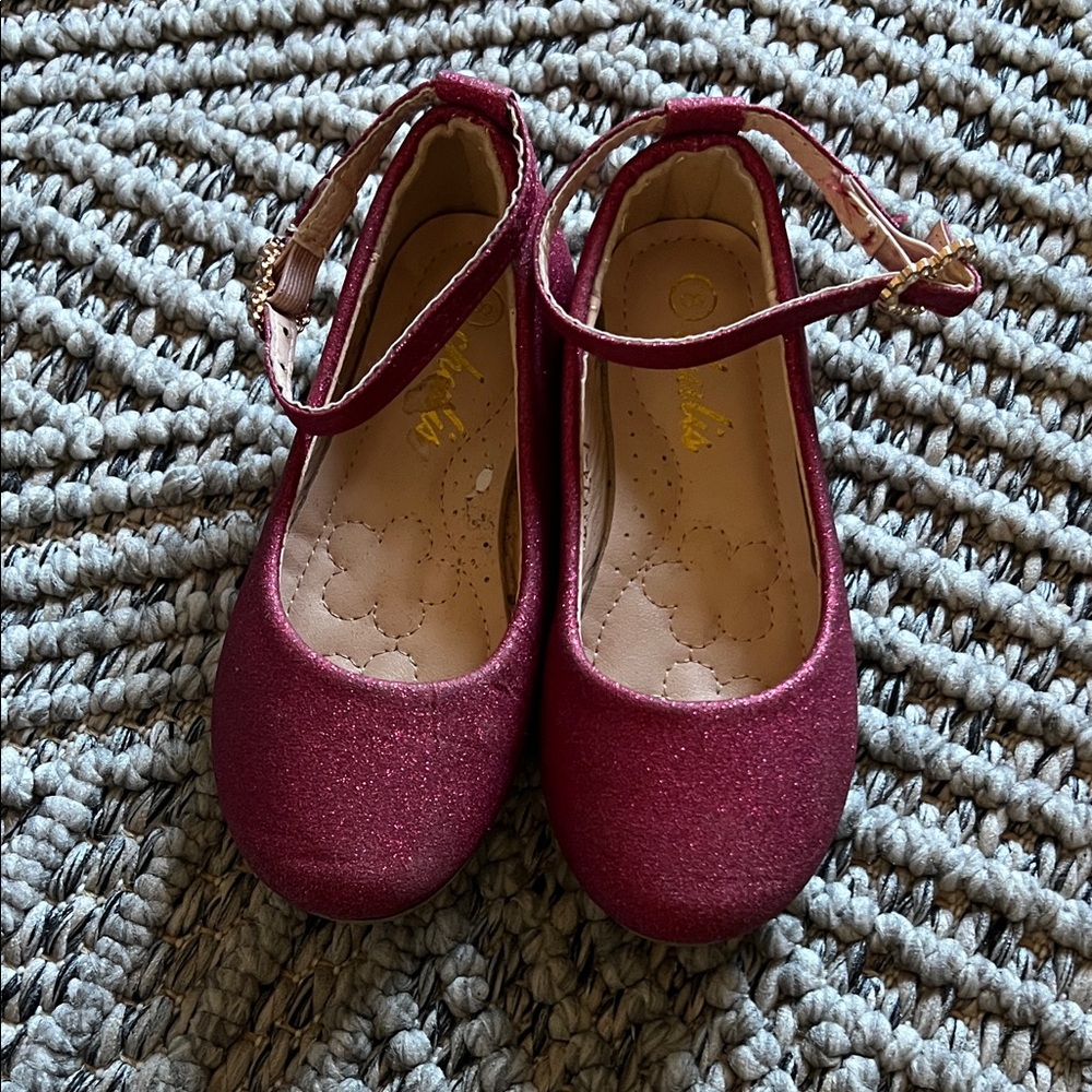 Glittery red Kids Shoes